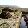 Turf cutting on the Bog